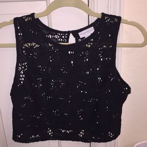 Black Knit Swimsuit Coverup- Bisou Bisou